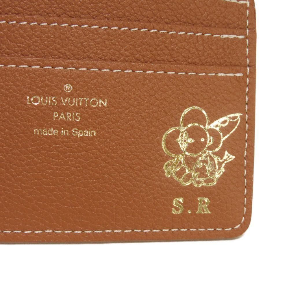 Used 12564 Portefeiulle Lowkey Compact M12148 7941 Current Brown RFID Padlock, Unused LV Circle Cognac Unisex from