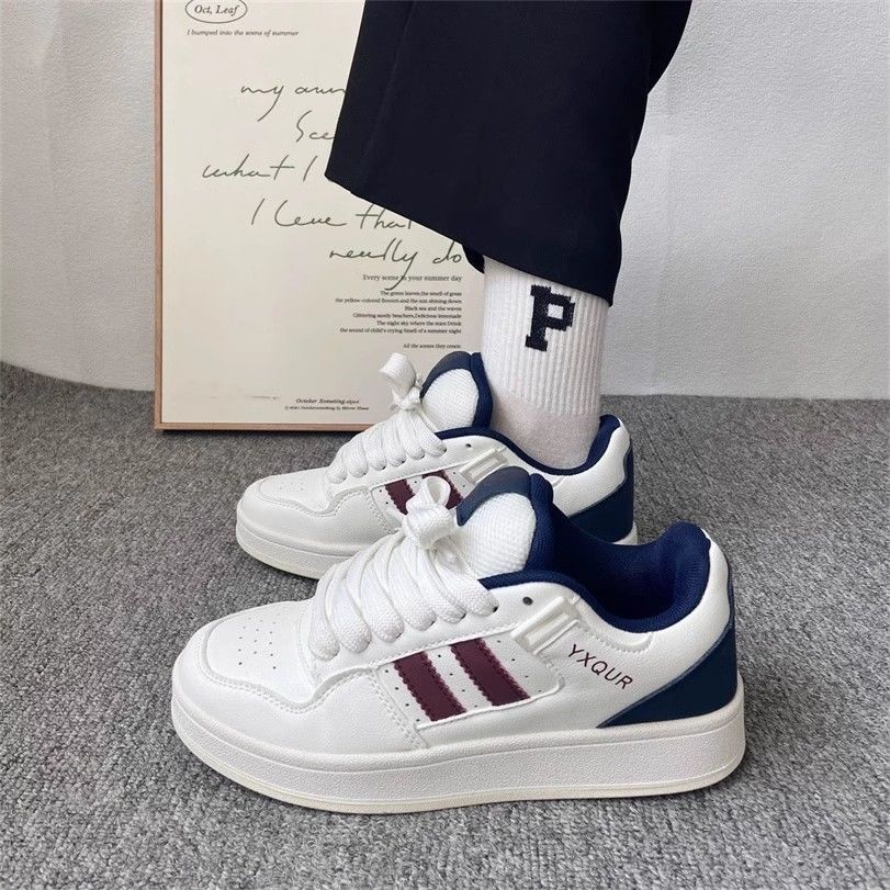 

Трехцветные кроссовки в тон Guochao обувь детская кампусная универсальная повседневная обувь спортивная обувь для скейтборда осенняя на плоской подошве 40