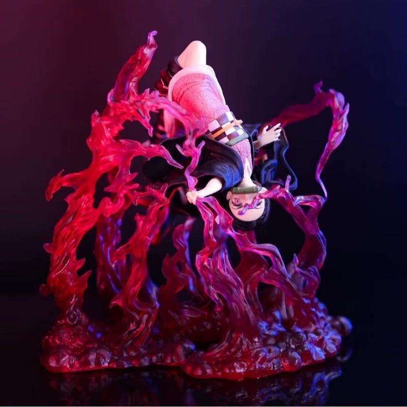 New Demon Slayer Kamado Nezuko Anime Figure Anime Action Figure Statue Ornaments Collection Pvc Model Doll Birthday Gift Toys