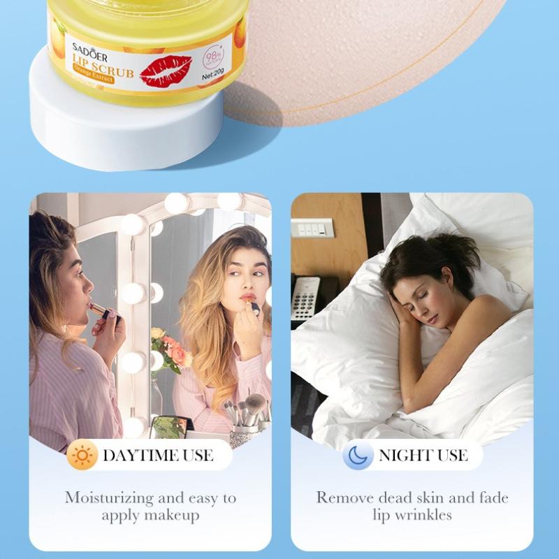 Lip Scrub 20g Orange Moisturizing Lip Balm Autumn and Winter Skin Care Products