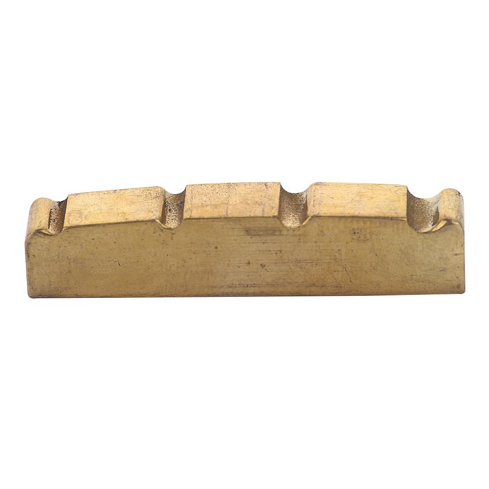 Elektrische Bassgitarre Messing-Sattel 4-Saiten Bass-Sattel 42mm x 6mm NEU