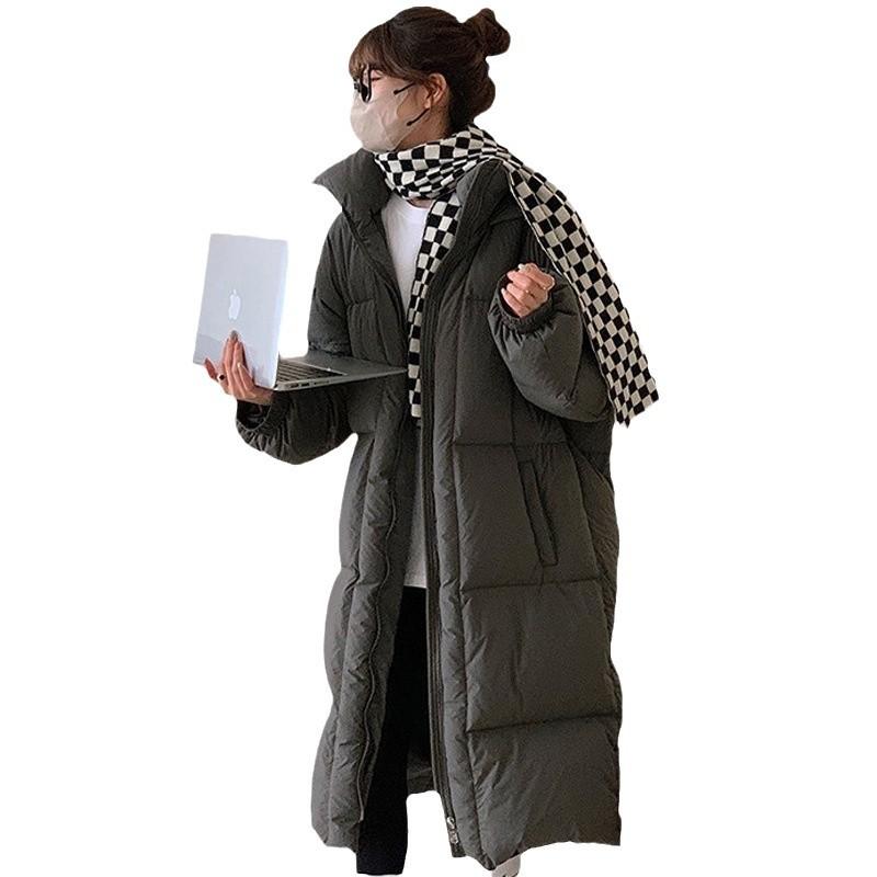 Medium and long down jackets women's down duck down winter 2024 new Korean version women's down jackets high-end women