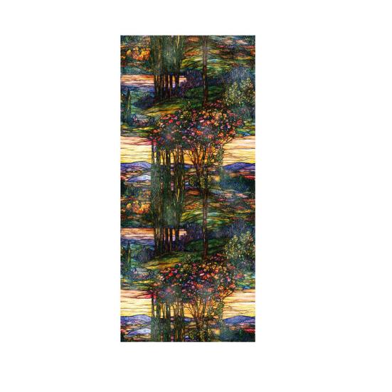 Fenster Sichtschutzfolie Statisch Haftende Buntglasfolien Abnehmbare PVC Dekorfolie für Zuhause Küche Wohnzimmer Schlafzimmer