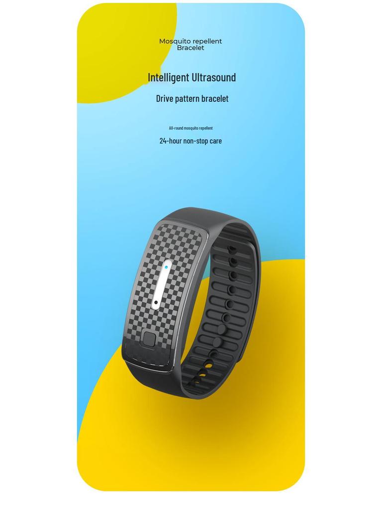 Ultrasonisk myggmiddel armbåndsur for barn og voksne utendørs