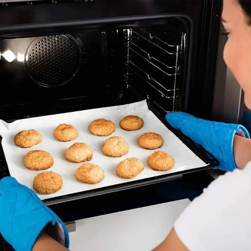 Neues Silikonölpapier Backpapier Einweg Hitzebeständige Heißluftfritteusen-Einlagen Antihaft Ölfestes Papier