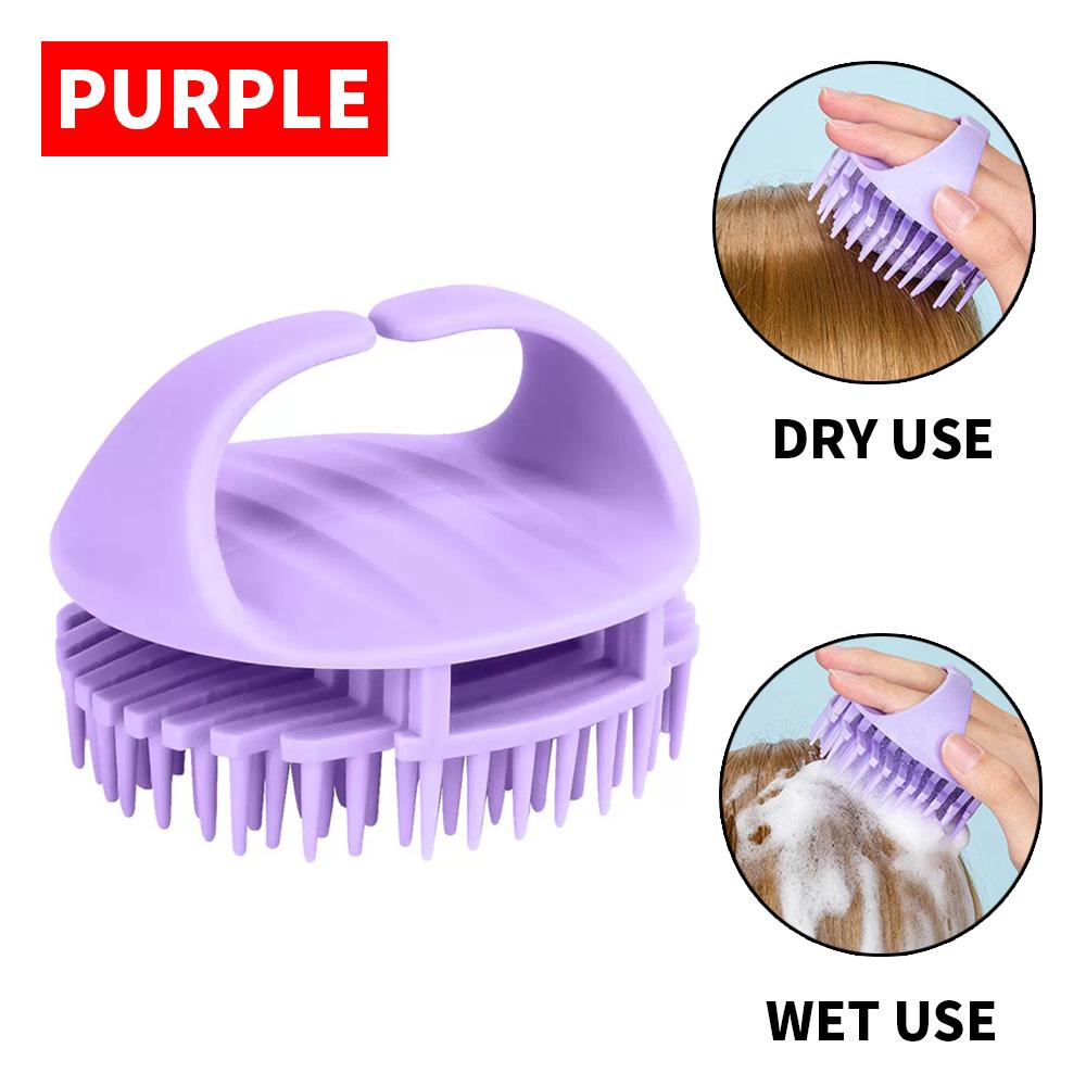 1PC Silicone Massage Comb Shampoo Comb - Suitable for both dry and wet use, gentle and non irritating - Suitable for home massag