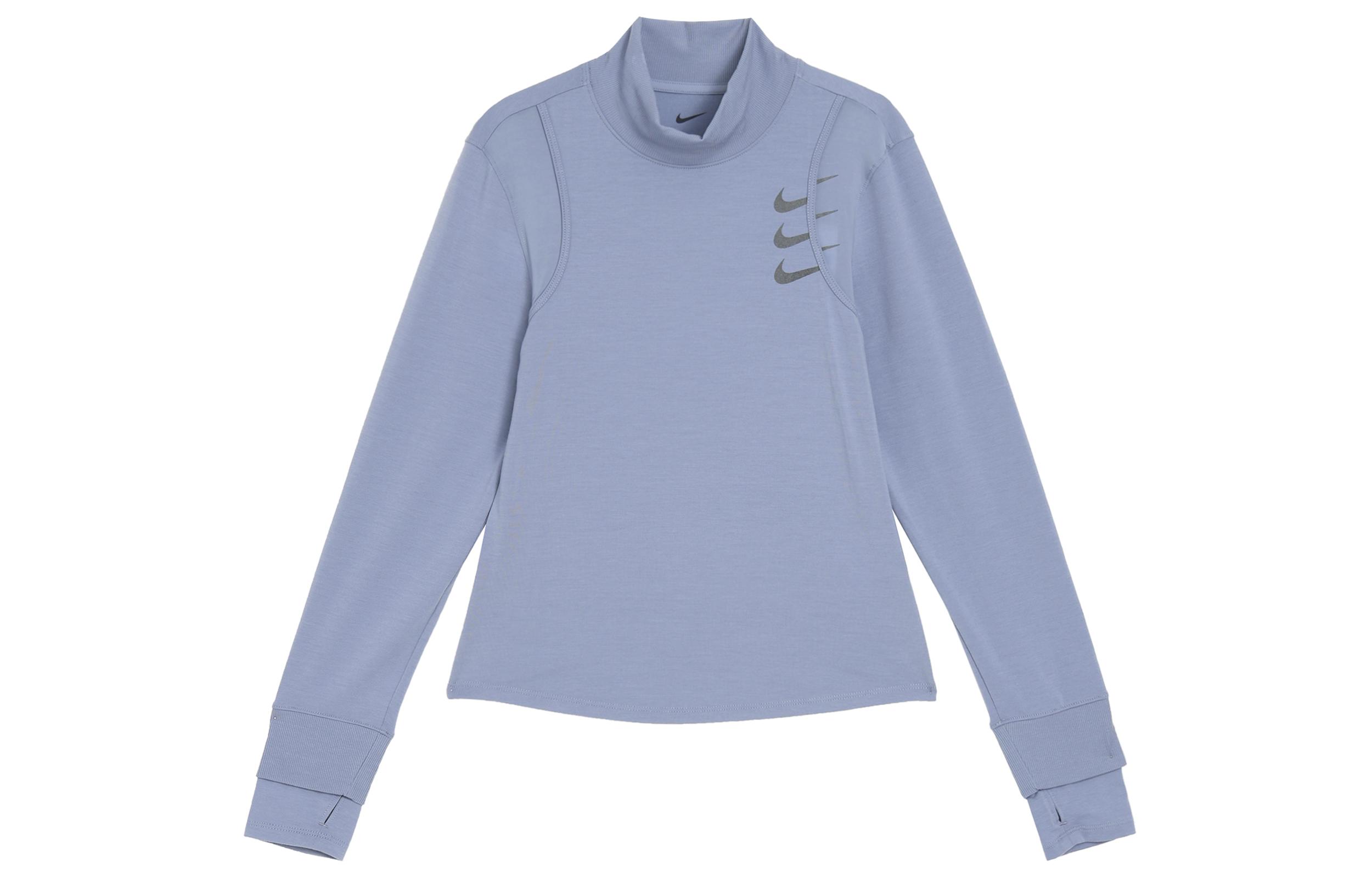 Nike Dri Fit T Shirt Women s Slate Gray FB7808-493 L