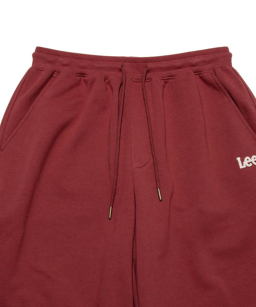 LEE Felt Twitch Logo Sweatpants Red