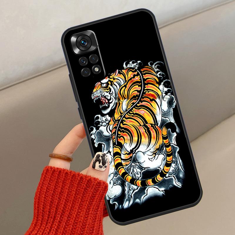 Fashion Animal Tiger Art Case For Xiaomi Redmi Note 14 13 12 11 10 15 Pro Plus Cover For Redmi 15 15C 12C 10C 13C 14C