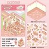 Cartoon Miniature Scene Stickers 3D Landscaping Stickers Visual Stacking Stickers No Cutting Landscape Sticker for Children