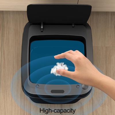 Automatic Induction Trash Can Convenient Durable Wave Hand Opening Moistureproof Smart Sensor Waste Baskets for Household