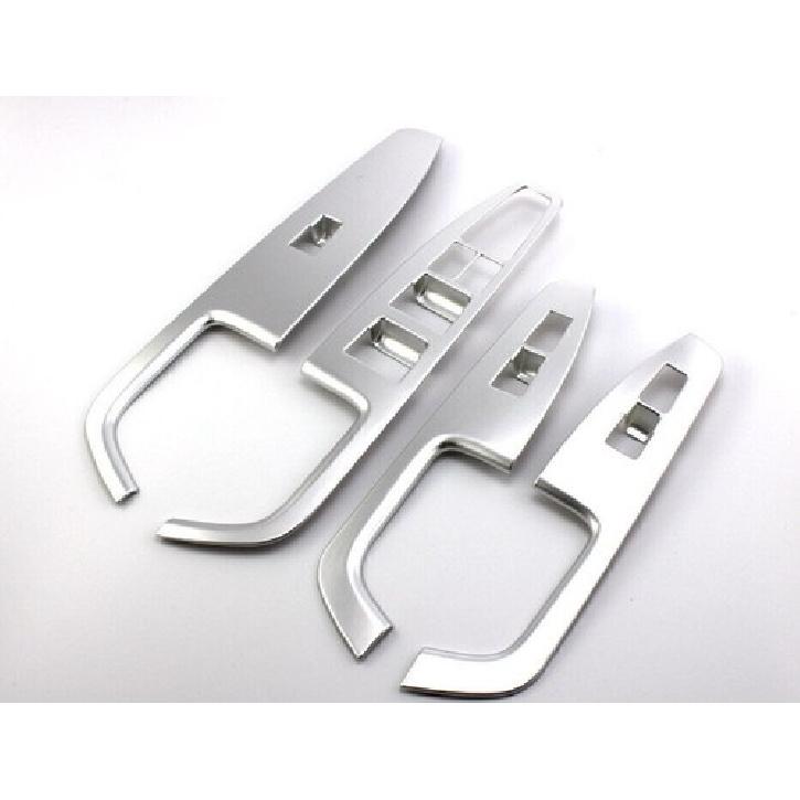 For Hyundai Elantra 2017-2020 Matte Silver Window Lift Lock Switch Panel Trim