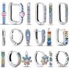 Original 925 Sterling Silver Inlaid Sparkling Zircon Rainbow Earrings For Women Fashion Birthday Party Jewelry Gifts