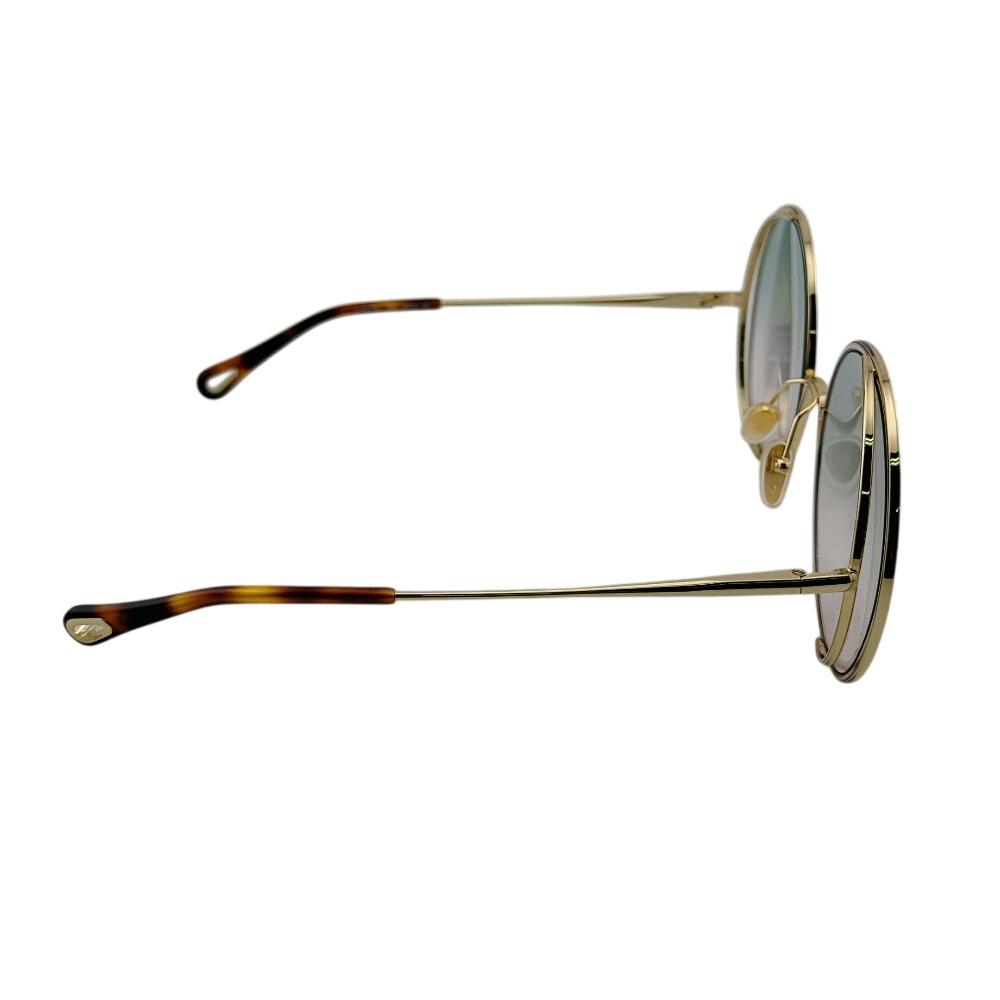 Chloe CH0037SA Round shape metal HANAH sunglasses gold metal Used
