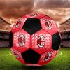 Pallone Calcio a 5 AC Milan Colorato Cucito a Macchina PVC Misura 5 Allenamento di Squadra Pronto per la Competizione Resistente Alto Rimbalzo Fantastico Regalo Sportivo