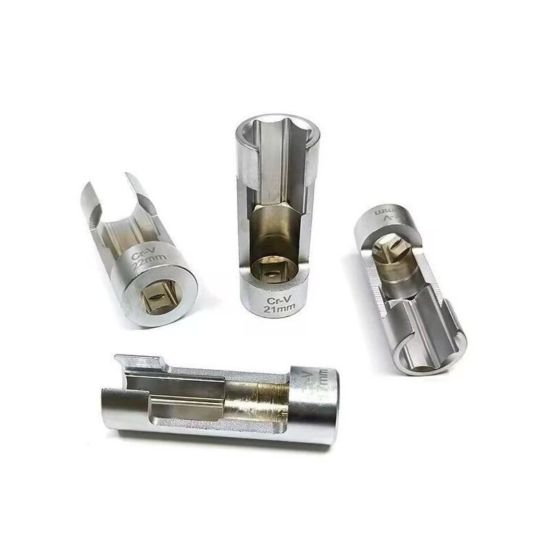 9PCS Oxygen Sensor Open Oil Pipe Disassembly Sleeve Slotted Wrench
