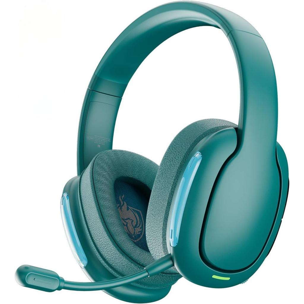 Wireless Gaming Headphones for PS5 PS4 PC, 2.4 GHz Gaming Headphones with Microphone, 7.1 Stereo Surround Sound, 30 Hours Playback Time