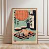 Retro Japanese Sushi Bar Poster Kitchen Food Posters and Picture Canvas Print Painting Dining Room Wall Decor Home Mural Cuadros