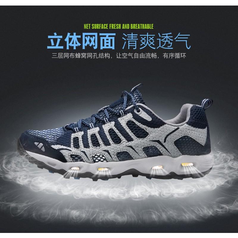 Unisex Schnelltrocknende Wanderschuhe Wasserschuhe Atmungsaktives Netz Outdoor Trail Sneaker Fluss Trekking Leichtes Laufen
