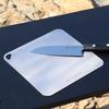 Titanium Cutting Square Made of for Outdoor Solo Cooking Camping Gear Board, Shape, Lightweight, Compact, Antibacterial, Rustproof, Titanium, Use,