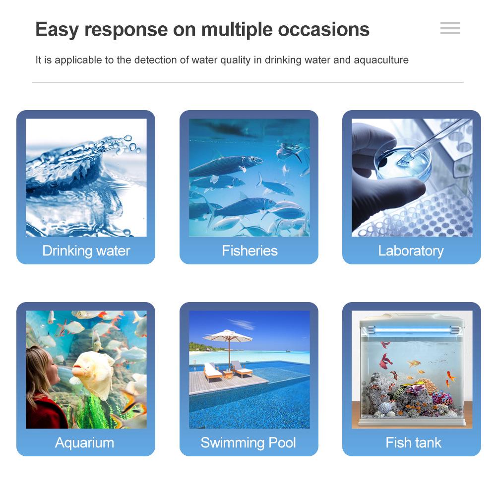 EZ-9909A 5-in-1 Waterproof Salinity Meter with Backlight for Aquariums & Seawater