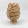 Rural style Bamboo Lantern Pendent Light Natural Rattan Wicker E27 Bulb Chandeliers Ceiling Lamp Restaurant Home Decor