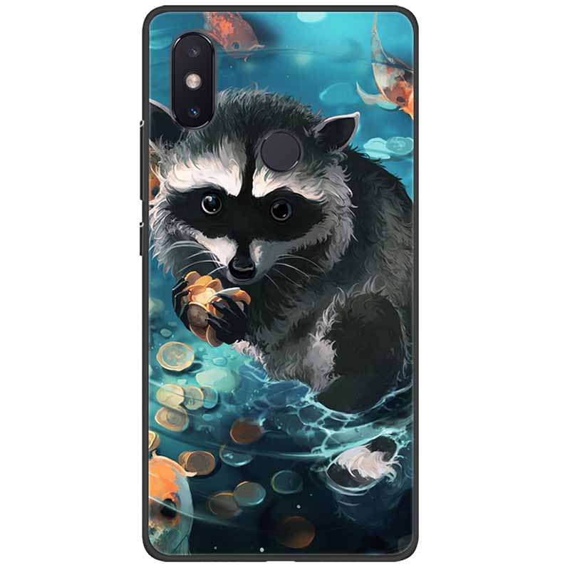Case For Xiaomi Mi Max 3 Cover Mix3 Mix2s Sofft Silicone TPU Cat Lion Back Cases For Xiaomi Mi Mix 2s Cases 2 Max3 Max2 Fundas