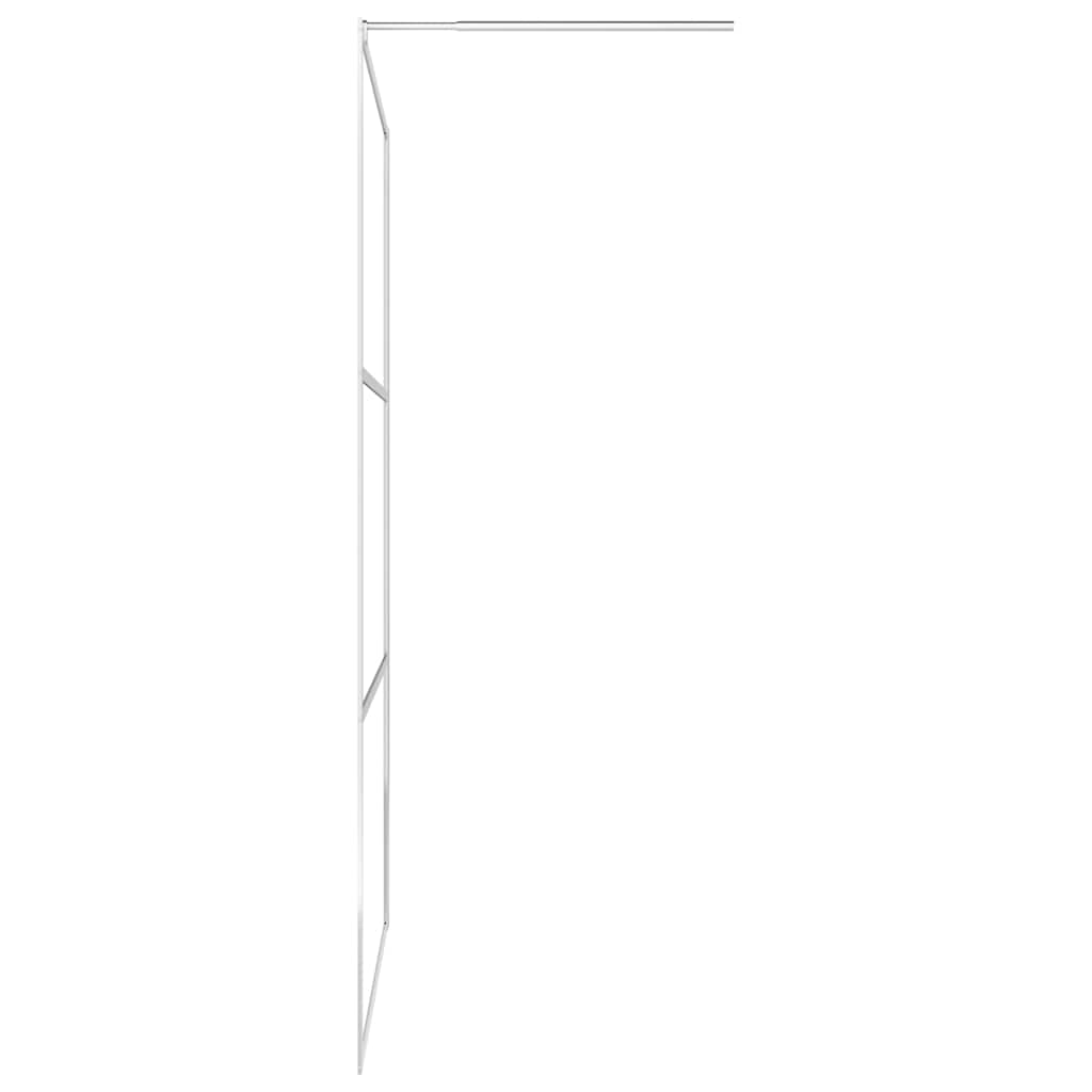 Vidaxl Ścianka Prysznicowa, Część Z Mrożonego Szkła Esg, 80X195 Cm