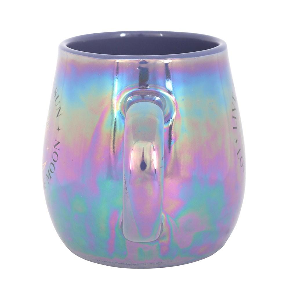 Something Different Live By The Sun Iridescent Mug