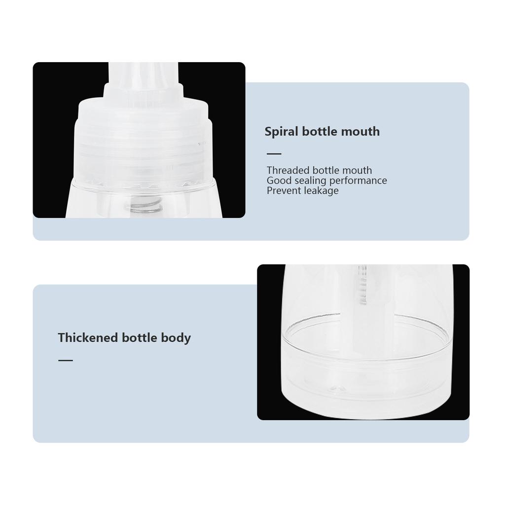 Hair Powder Spray Bottle Transparent Empty Refillable Spray Bottle Hair Styling Tool 180ml