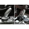 For BMW 5 Series G30 2018- ABS Silver Inner Gear Shift Knob Decor Cover Trim