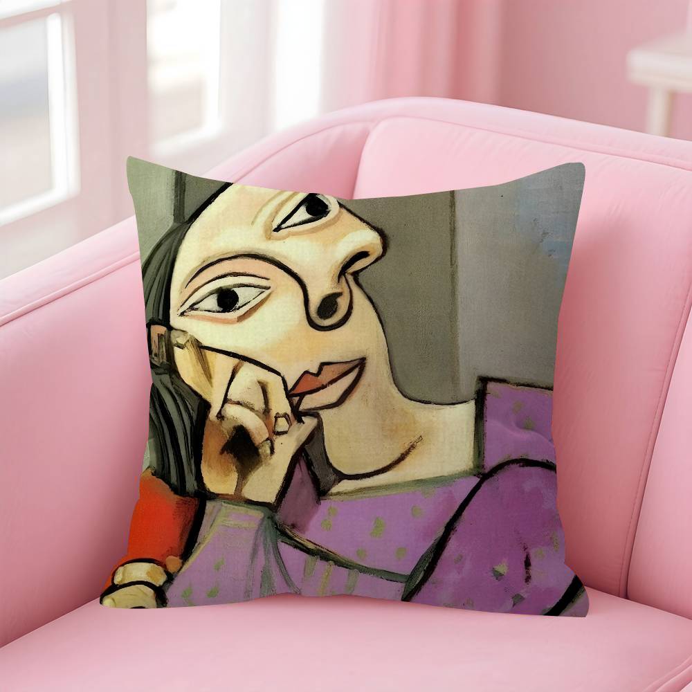 Abstract Picasso Art Classic   Cushion Cover Car Throw Pillow Case For Sofa Car Christmas Gift