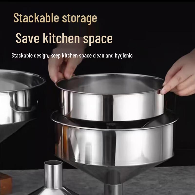 SPSR Extra Thick Large Stainless Steel Funnel