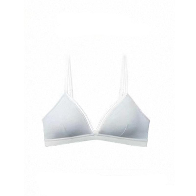 Französischer Triangel-Cup Damen-BH-Set - Schlankmachender Effekt, Tiefer Ausschnitt, Sexy, Schöner Rücken, Herbst Dünner Stil