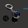 Luminous Zodiac Keychain: Dvanáct souhvězdí s přívěsky ve znamení Býka a Vodnáře