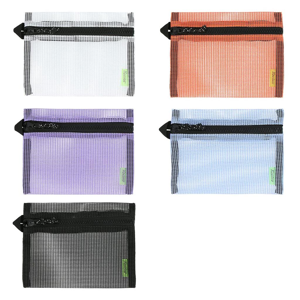 Delfonics Contour Flat Case, Mesh, Medium (Black)