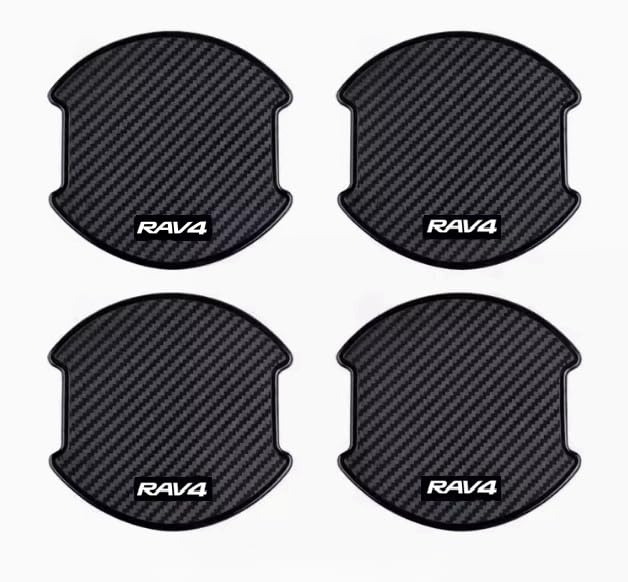 

Ручка двери Toyota RAV4 Последняя модель RAV4 Автомобиль Эксклюзивная дверная ручка Защита от царапин Защитный износ Автомобильная краска Ручка двери автомобиля Ручка двери автомобиля чёрный