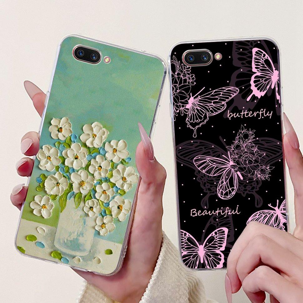 For OPPO A3S Case CPH1803 Soft Slim Fundas Cute Cartoon Cover For Oppo A5 AX5 CPH1809 OppoA3s Phone Cases Oppo A3 s A 3s Coque