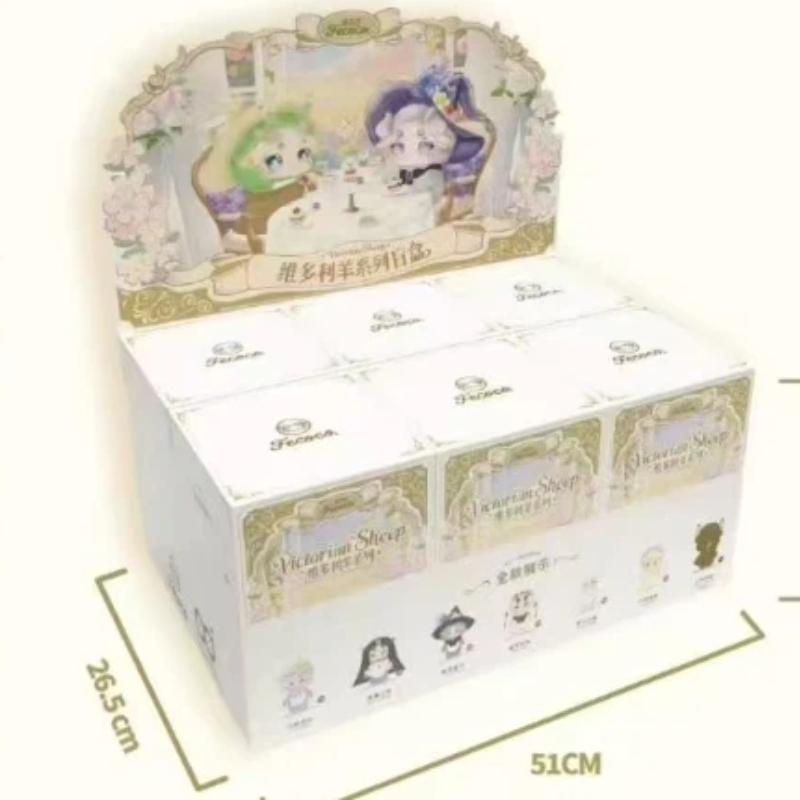 Fecoco Authentic Sheep Series Plush Blind Box Witch Veil Design Gray Pink Collectible Toy New Year'S Gifts For Kids Girls