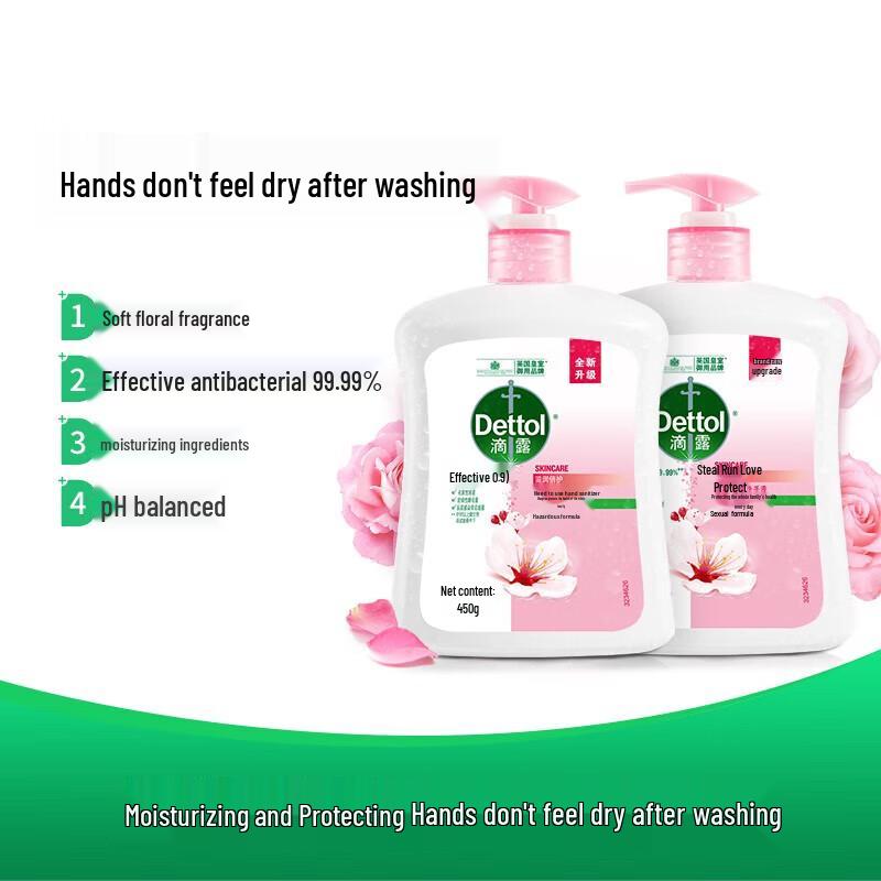 Dettol Healthy Antibacterial Moisturizing Hand Soap Twin Pack