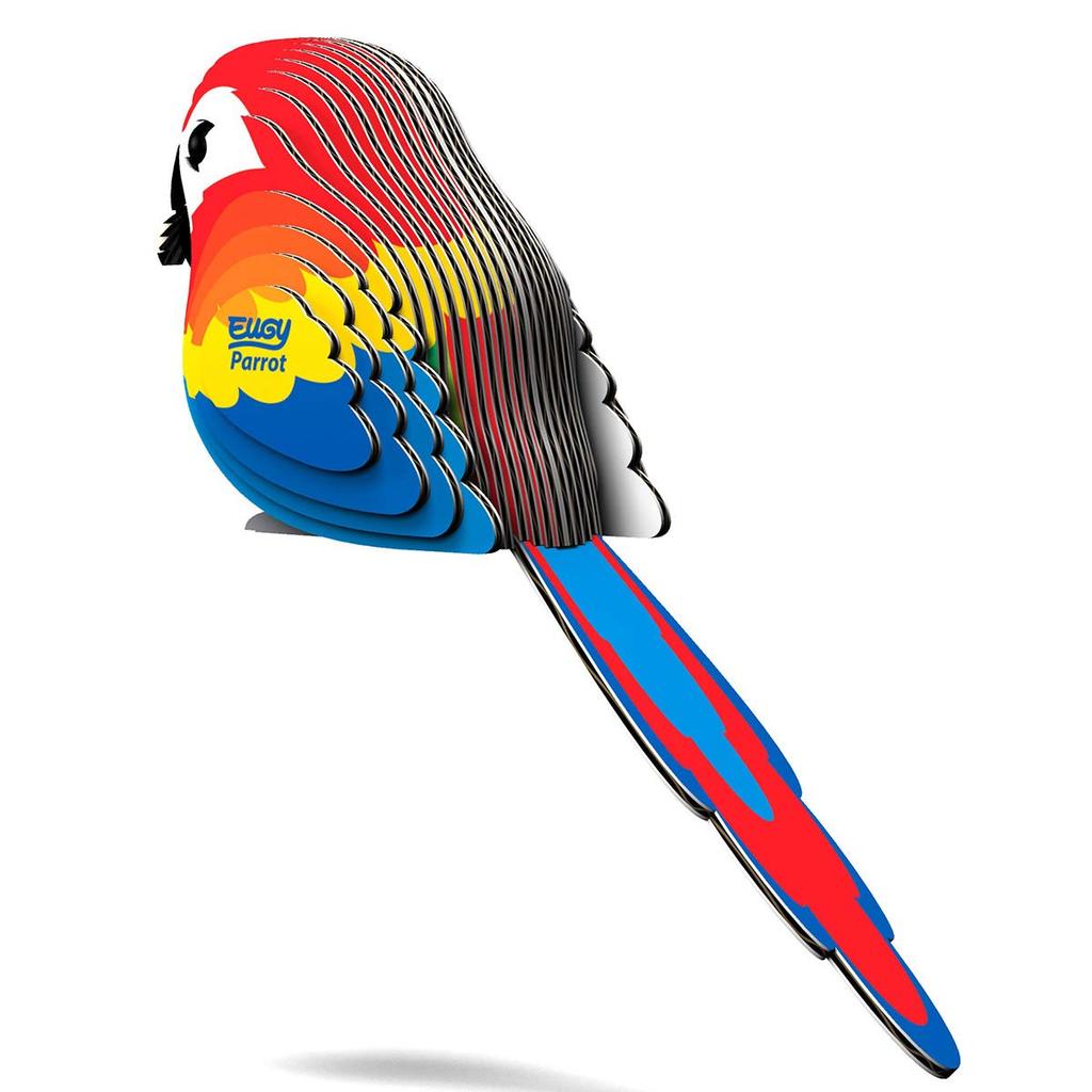 EUGY Macaw Paper 3D Puzzle A Fun Educational Toy for Elementary School Boys and As Well As Making It a Great - Girls, Adults, Gift.
