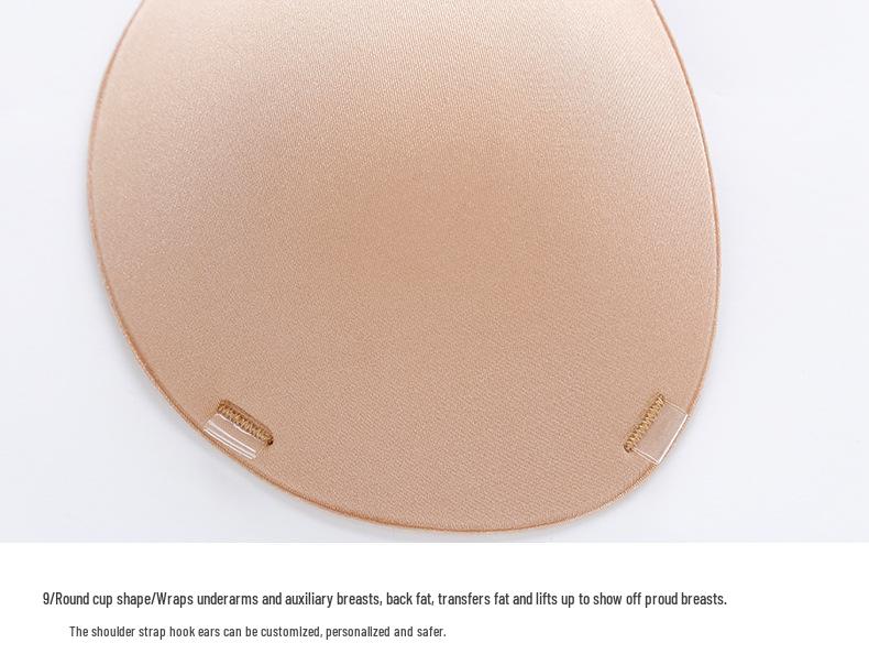 Silicone Invisible Bra: 5CM Thick Breast Enhancer Stickers for a Fuller Look—Ideal for Brides & Wedding Dresses