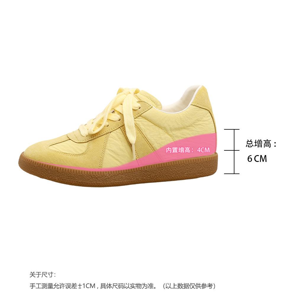 

Кожа коровы маленький человек внутренняя высота увеличение весна и лето новый женский мягкая подошва не устают ноги досуг спорт 39