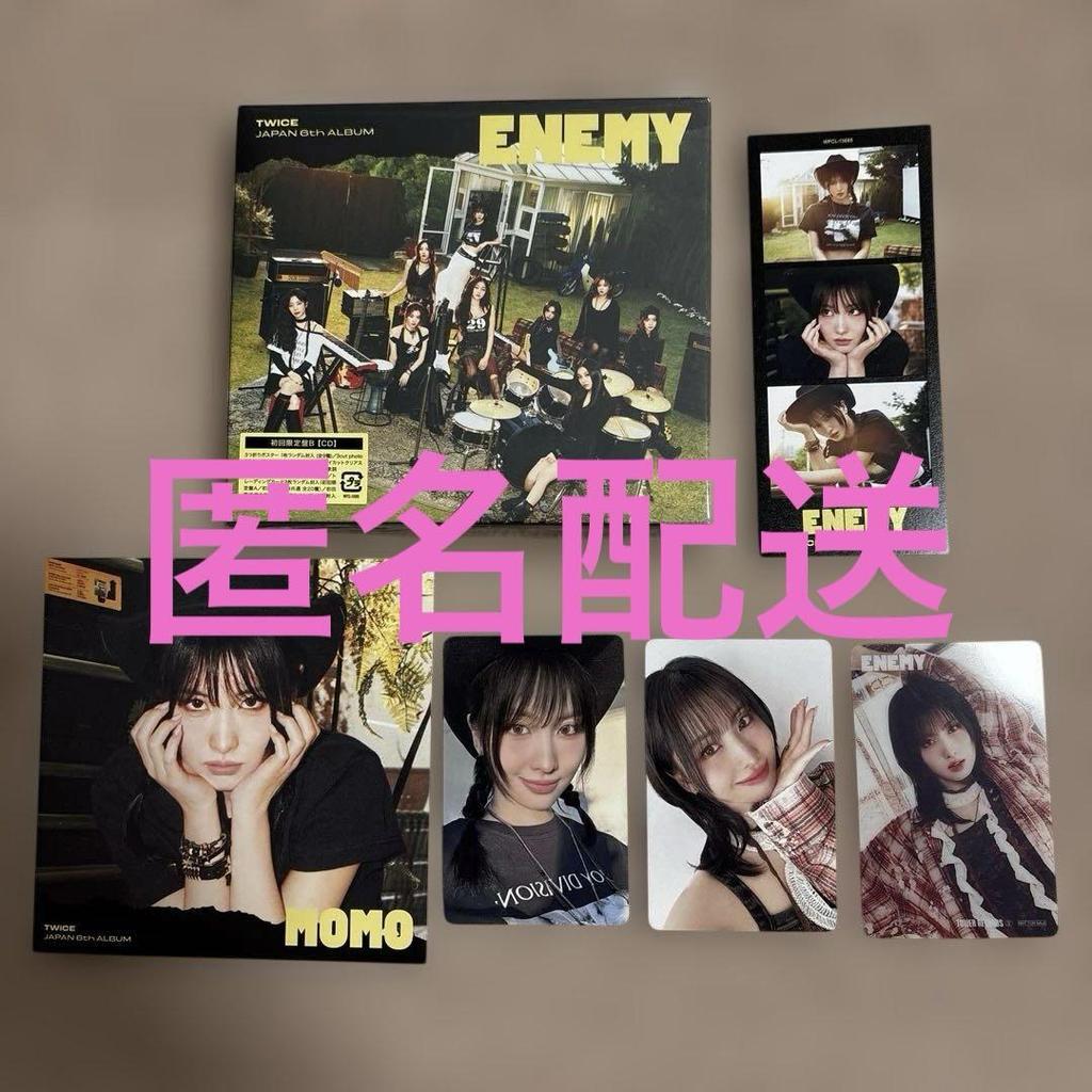 [USED] TWICE Momo ENEMY Trading Record Bonus First Limited Edition B Version Opened