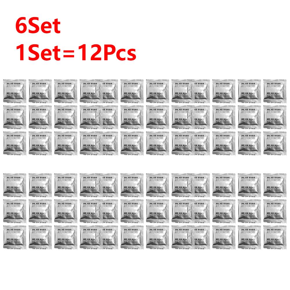 120-12PCS Camping Toilet Chemicals Liquid Waste Gelling Deodorizing Powder Eco Absorbent Gel Portable Deodorant Pee Solid Powder