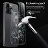 For iPhone 16/16 Plus/16 Pro/16 ProMax Tempered Glass Screen Protector Film HD Clear Full Cover Camera Lens Back Protector Film