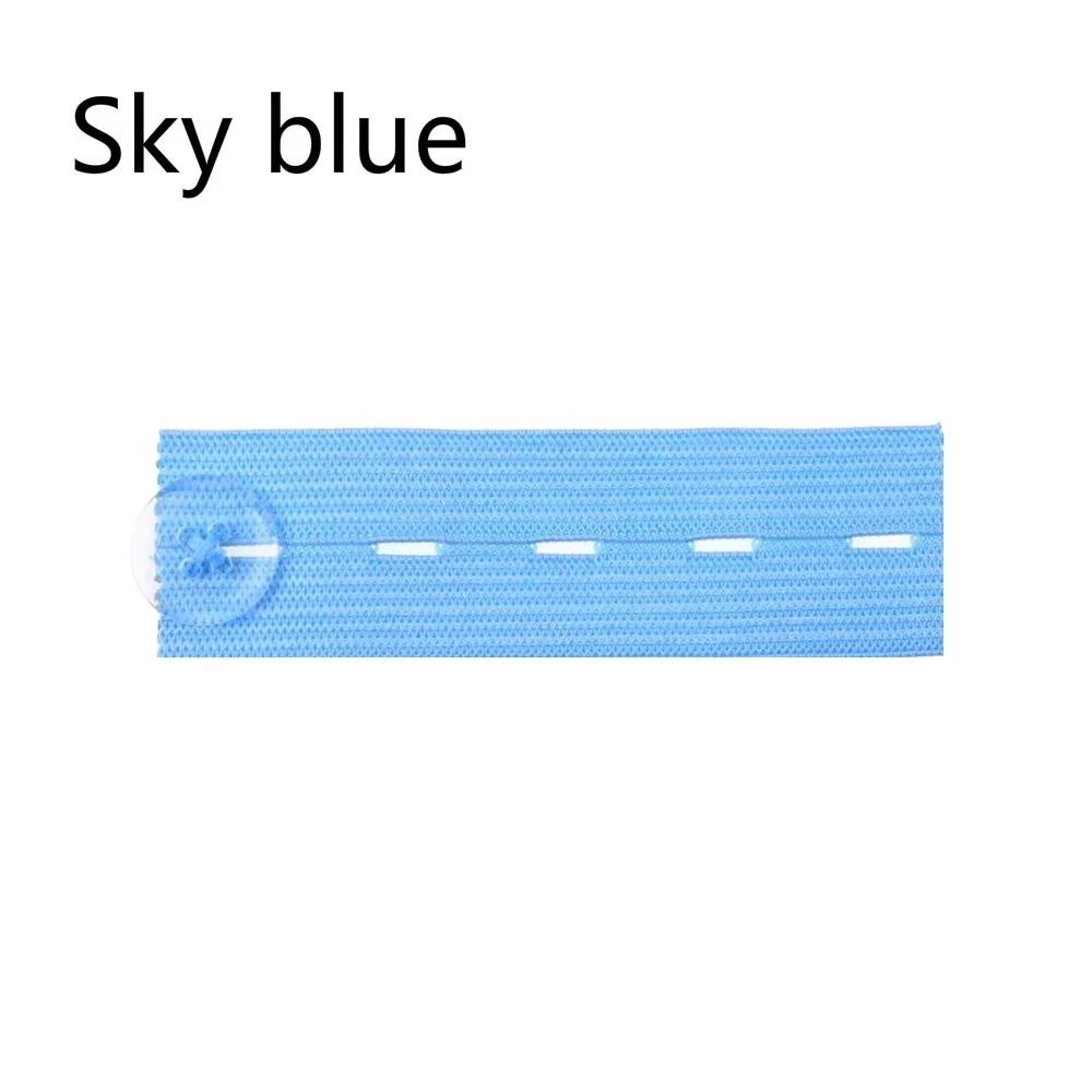 

Новый 1 шт. Толстый пояс для беременных Эластичный удлинитель Пояс для брюк Удлинительная пряжка Пуговица Беременность Тканевая пряжка Аксессуары SkyBlue