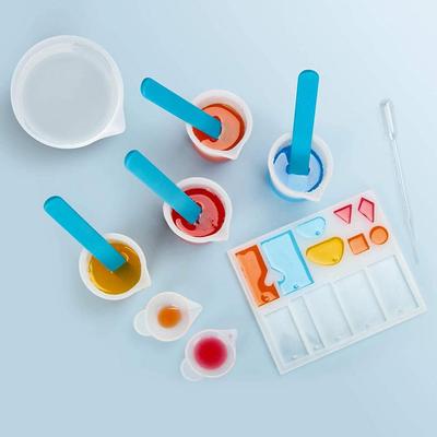 250ml Silicone Measuring Cups Tool Kit Non-stick For Resin Craft Flash Glass Molds Jewelry Making