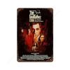 The Godfather Movie Vintage Metal Tin Sign Home Decor Gift 20x30cm