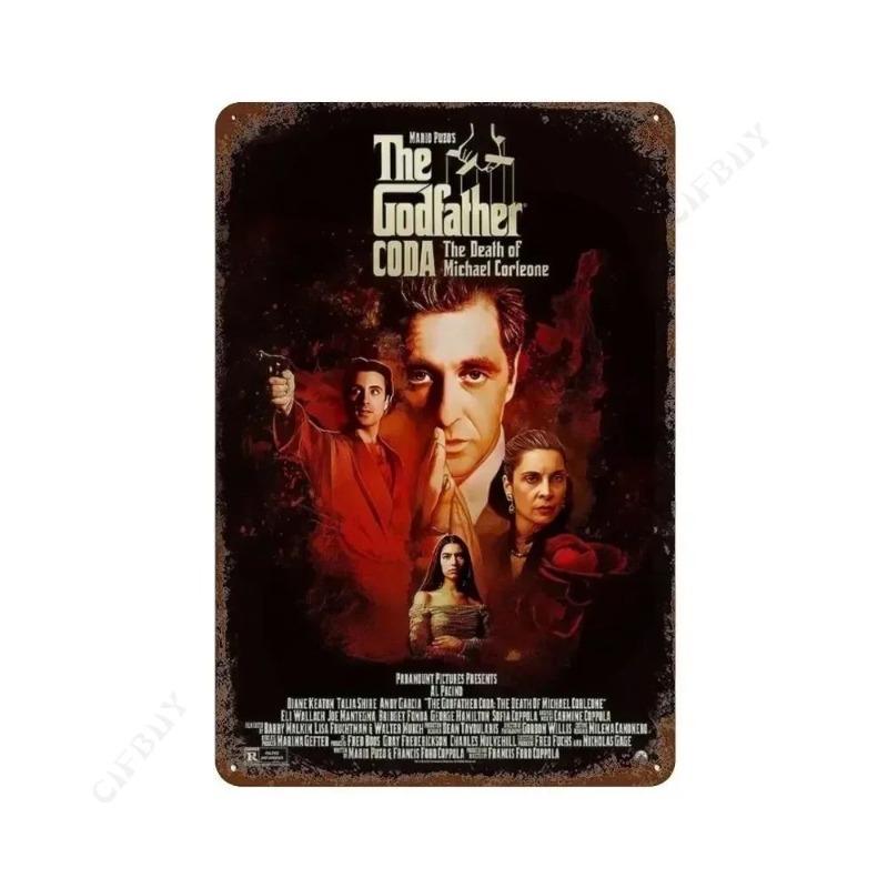 The Godfather Movie Vintage Metal Tin Sign Home Decor Gift 20x30cm